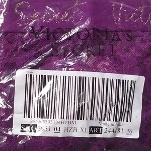 Victoria Secret Lacie Floral Cheeky Purple Panties